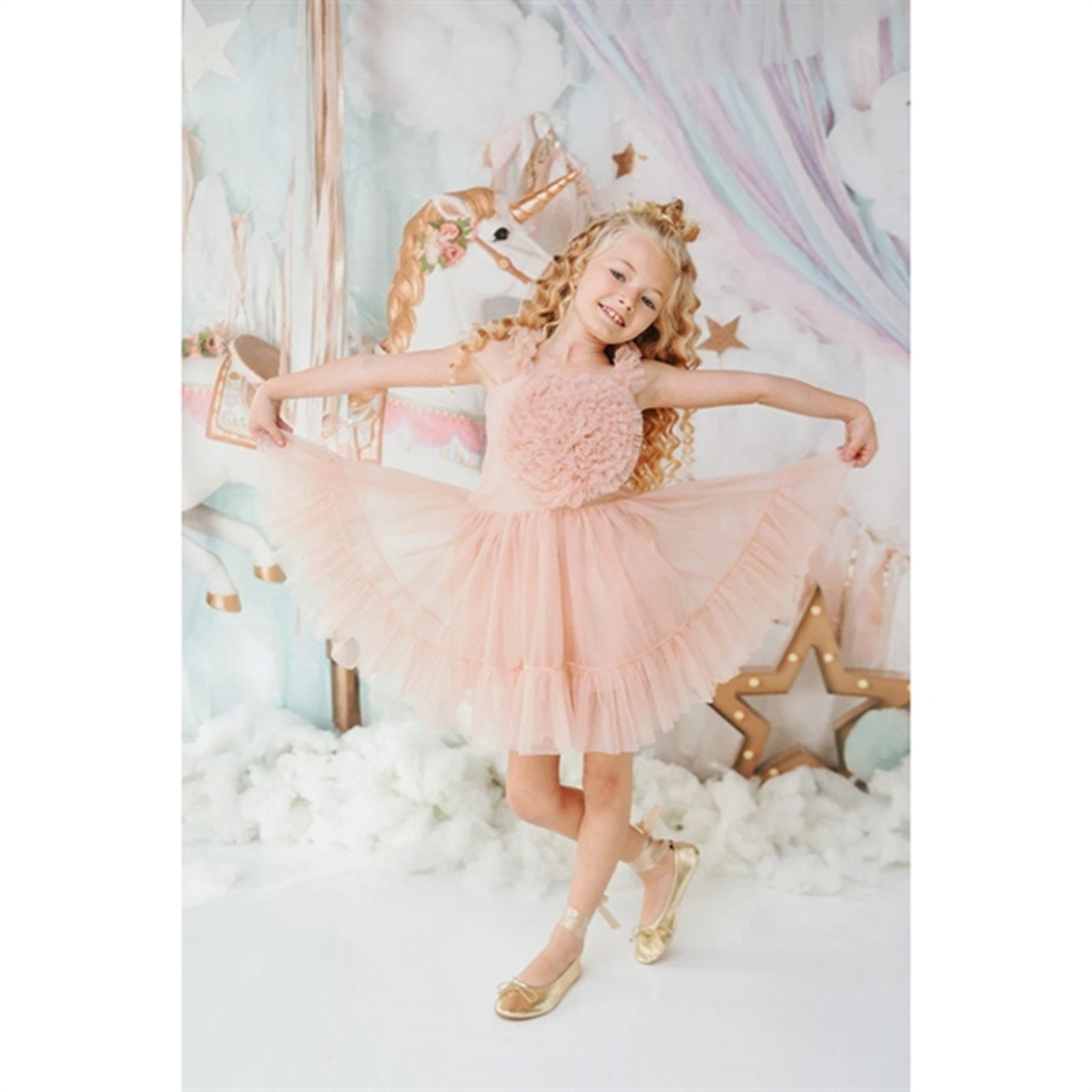 Dolly by Le Petit Heart Klänning Lace Up Ballet Pink 2