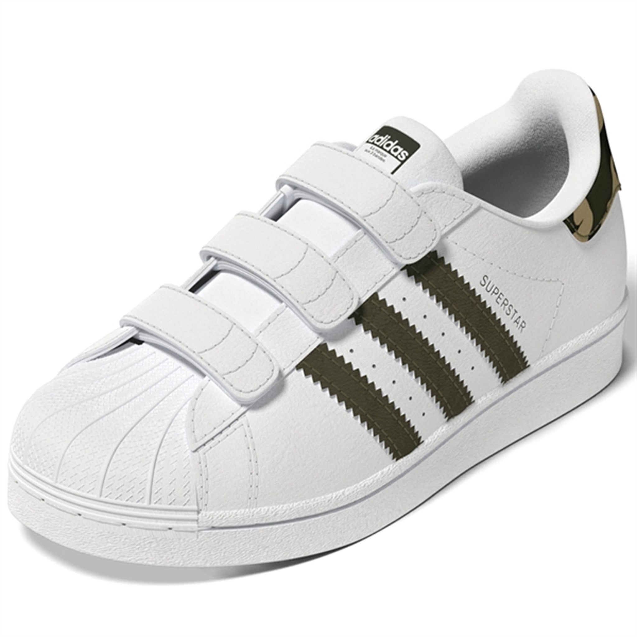adidas Originals Superstar Sneakers White / Olive 5