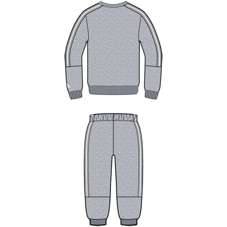 adidas Light Grey Heather Sweat Set