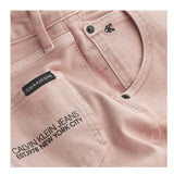 Calvin Klein Barrel Leg Stretch Jeans Neutral Pink 2