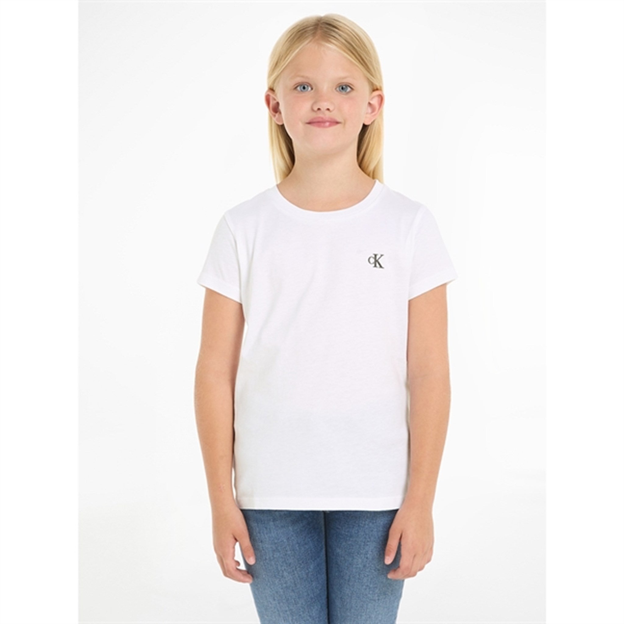 Calvin Klein Slim Monogram T-Shirt 2-Pak Bright White / Sepia Rose 3