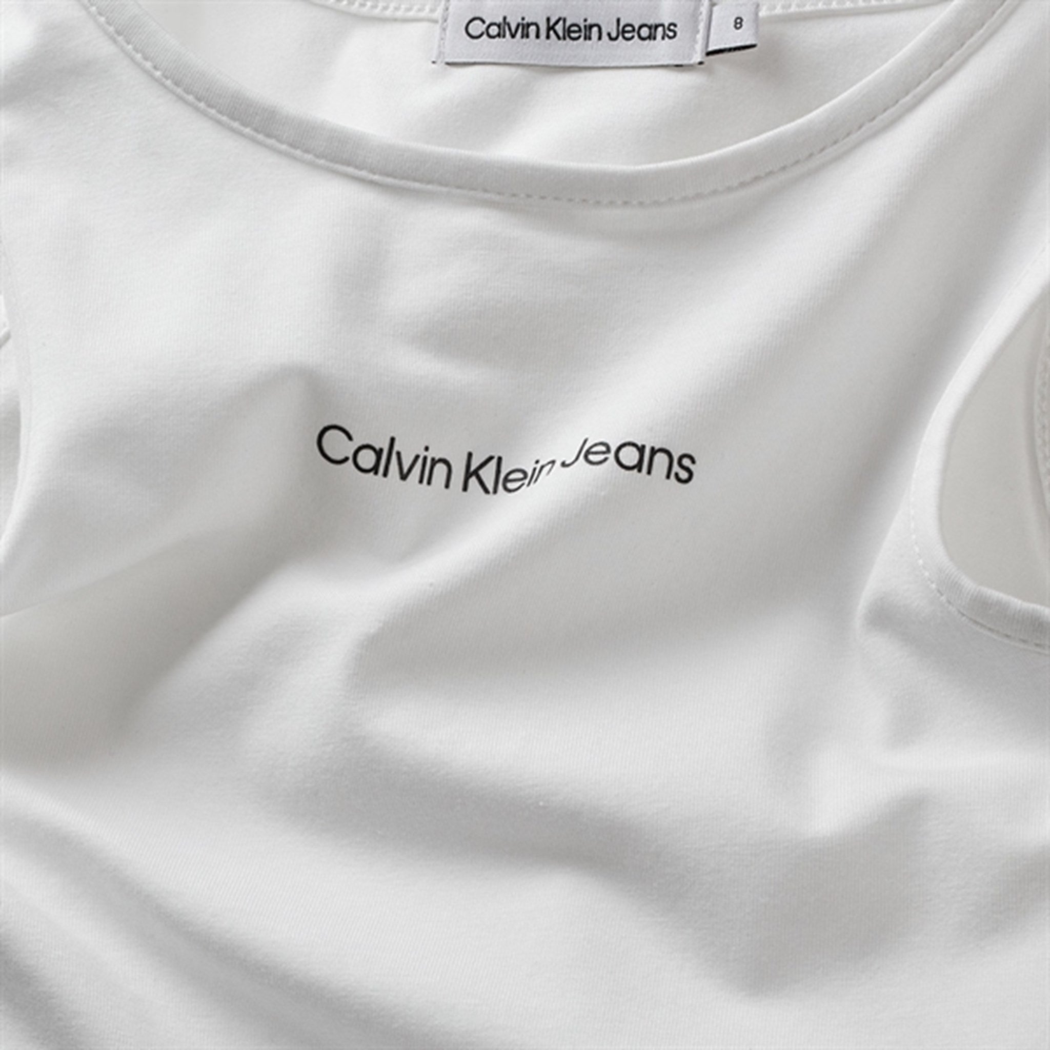 Calvin Klein Logo Tank Topp Bright White 2