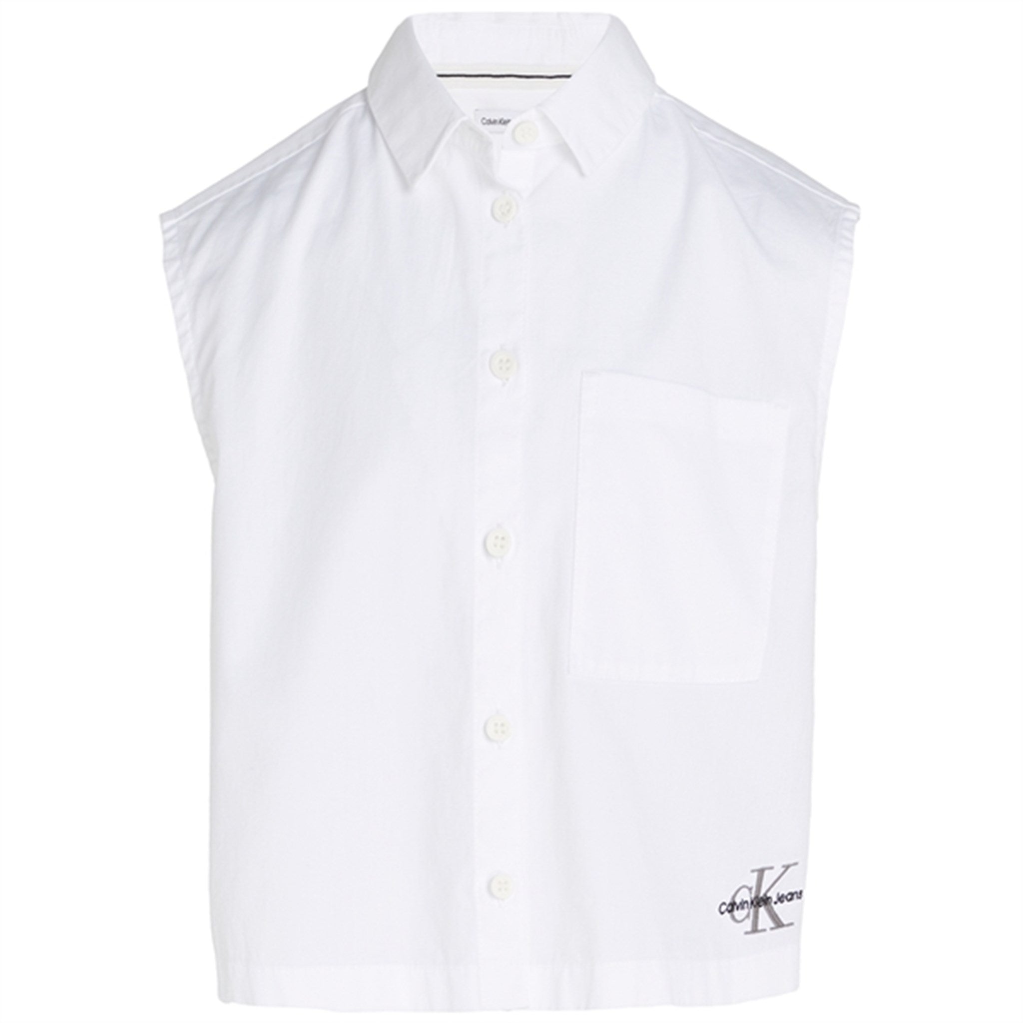 Calvin Klein Monogram Skjorta u. Ärmar Bright White