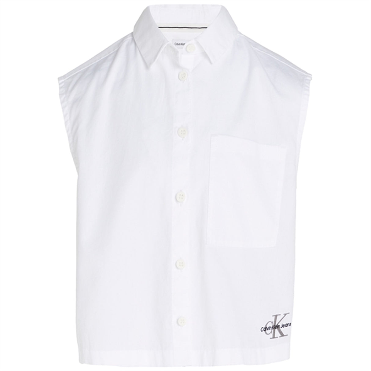 Calvin Klein Monogram Skjorta u. Ärmar Bright White