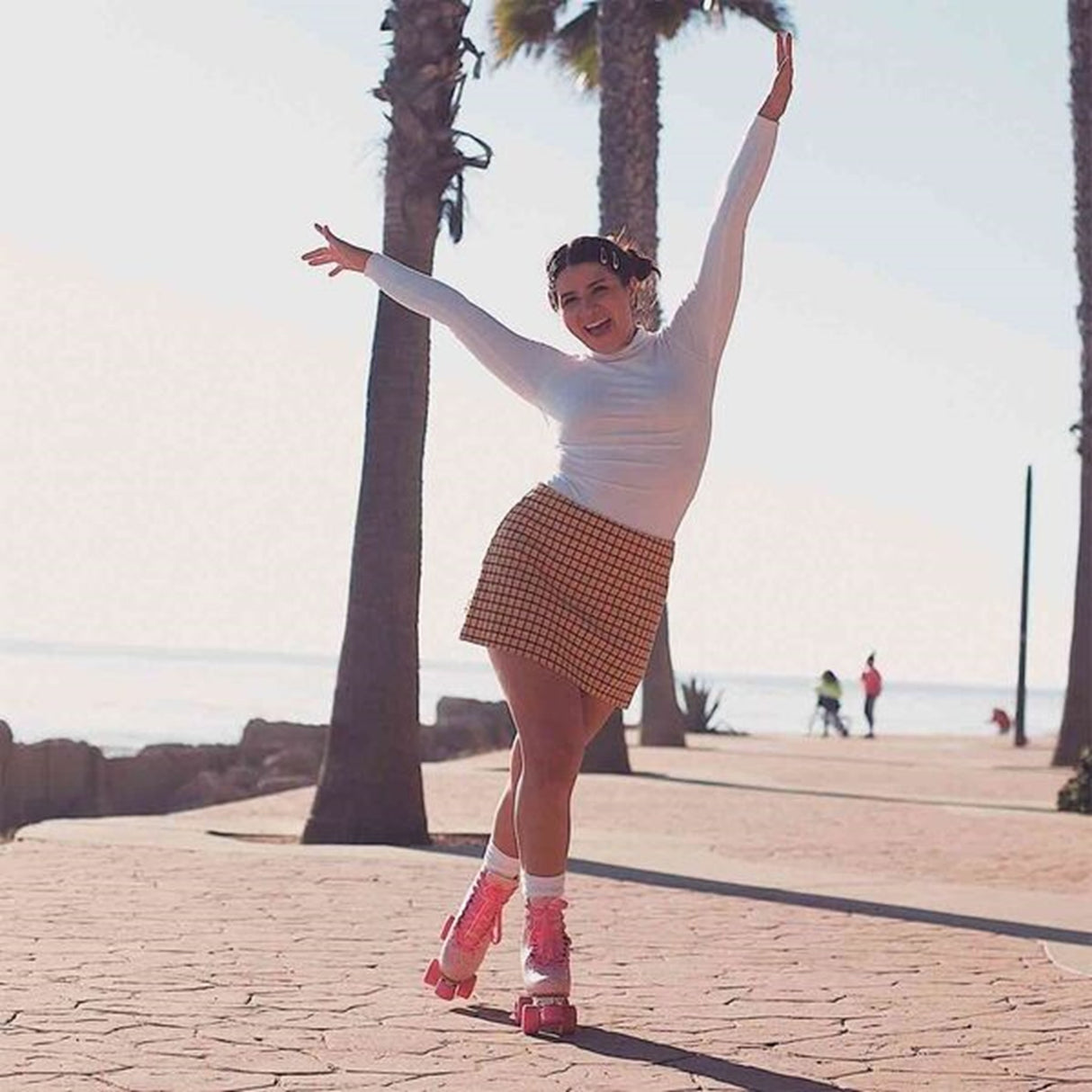 Impala Rullskridskor Pink Tartan 5