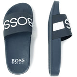 Hugo Boss Aqua Slides Navy