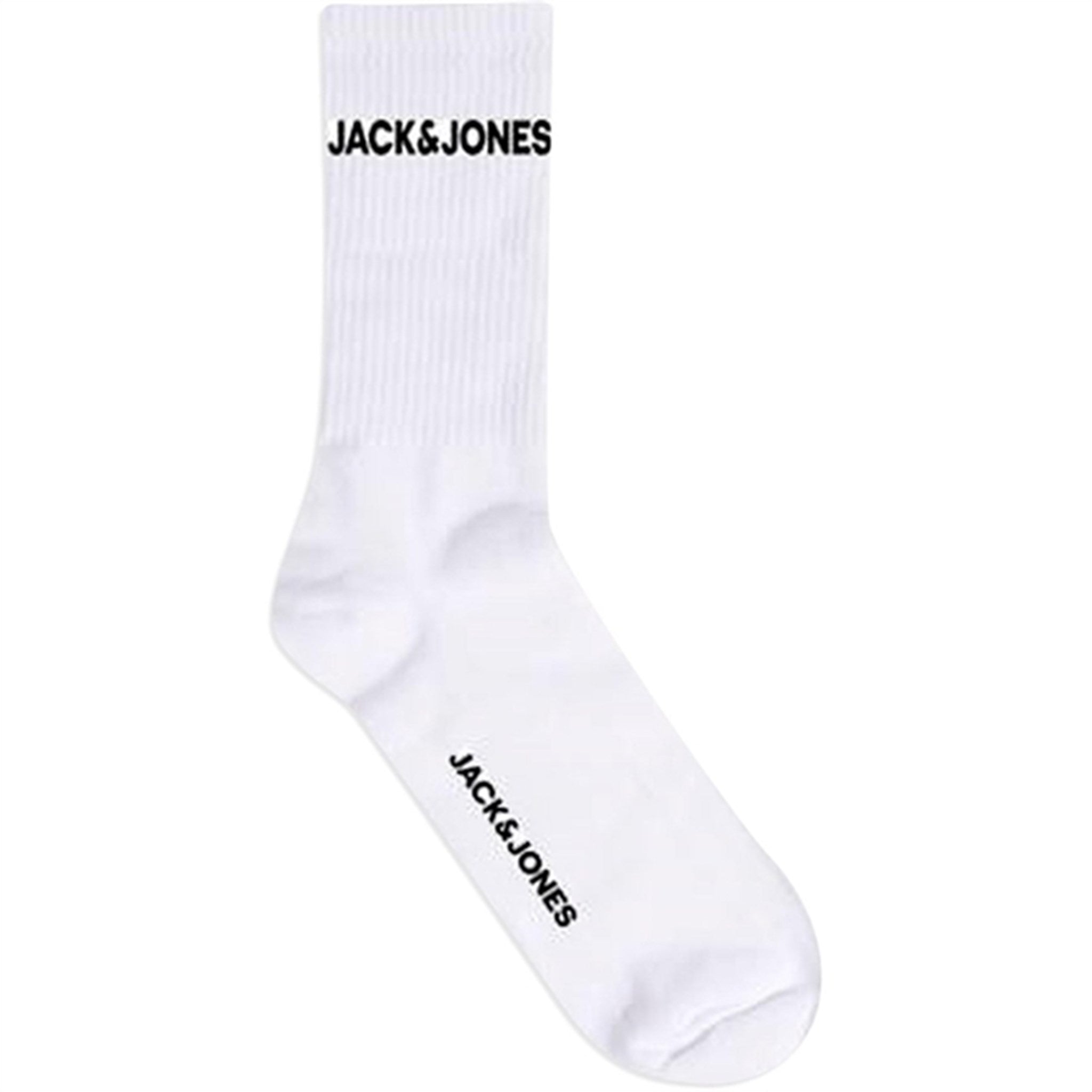 Jack & Jones Junior White Basic Logo Tennis Strumpor 5-pack Noos