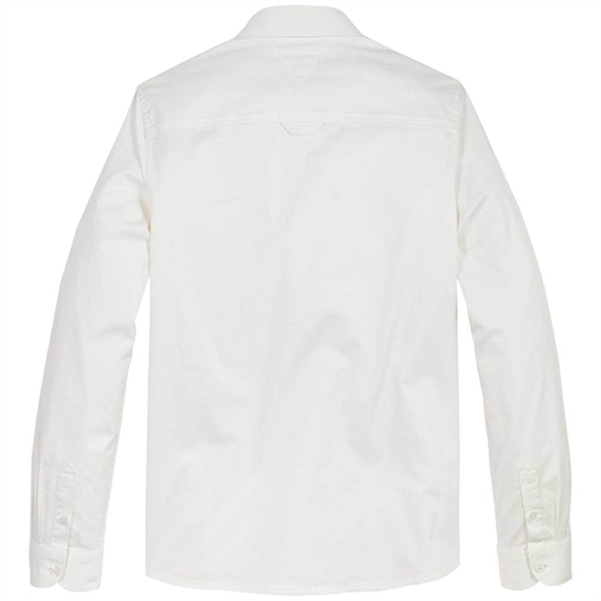 Tommy Hilfiger Stretch Twill Tonal Logo Skjorta White 3