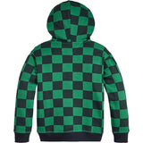 Tommy Hilfiger Checker Board Hoodies Green Allover / Checkerboard