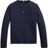 Tommy Hilfiger Cord Applique Tröja Desert Sky