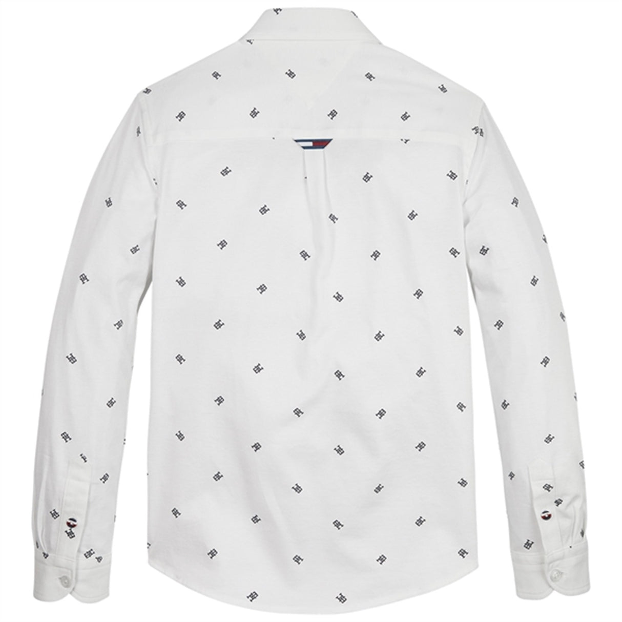 Tommy Hilfiger Monogram Jersey Skjorta White Allover 3