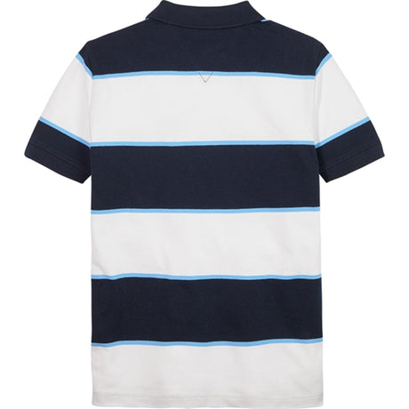 Tommy Hilfiger Rugby Stripe Pikétröja T-shirt Desert Sky Stripes 2