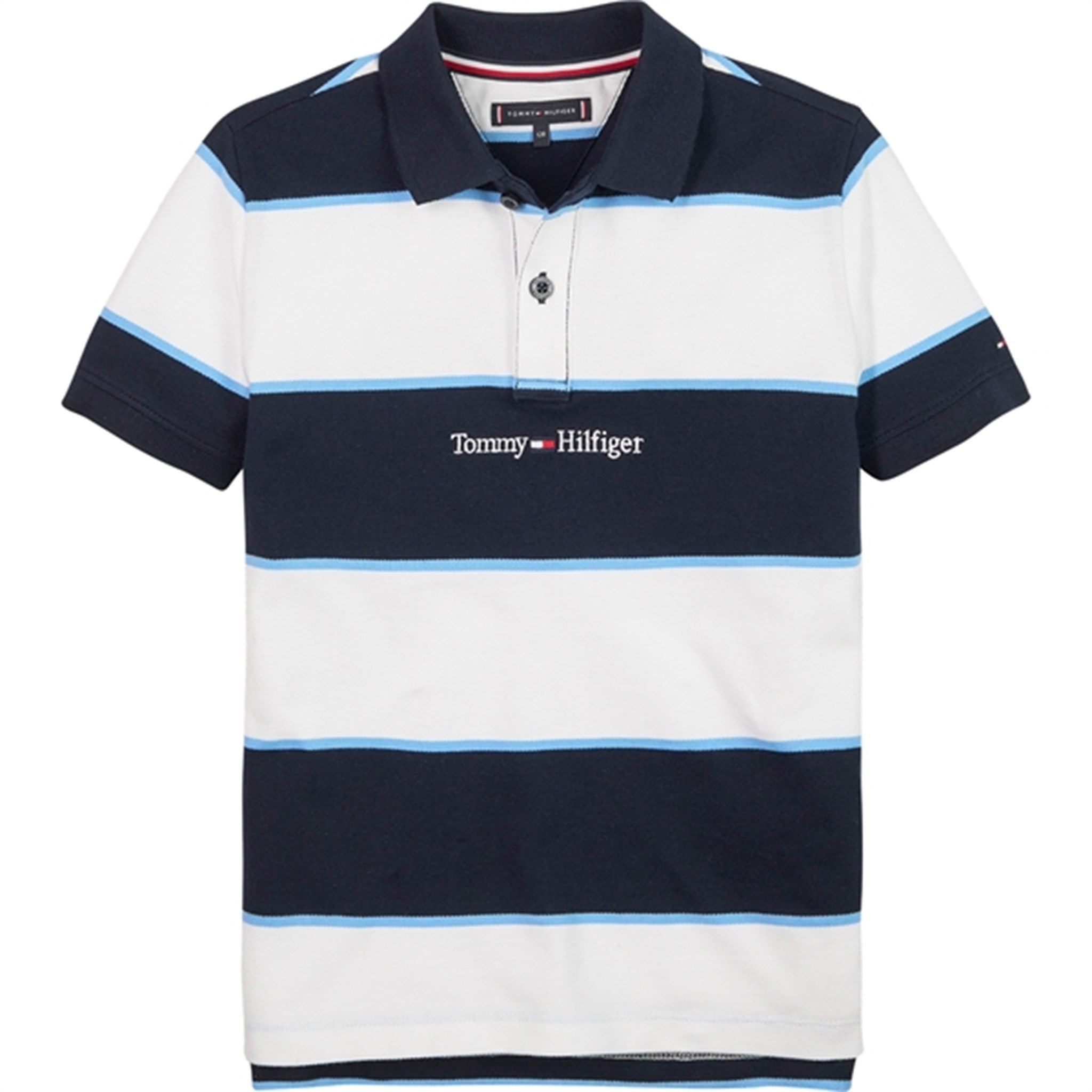 Tommy Hilfiger Rugby Stripe Pikétröja T-shirt Desert Sky Stripes