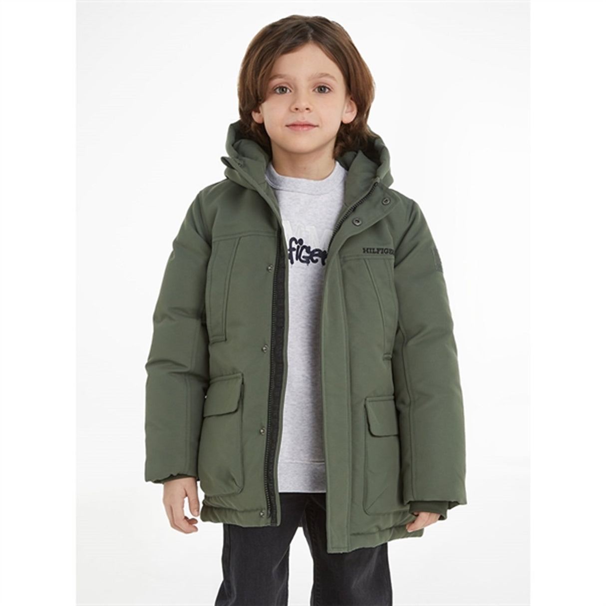 Tommy Hilfiger Tech Parka Jacka Olive Green 2