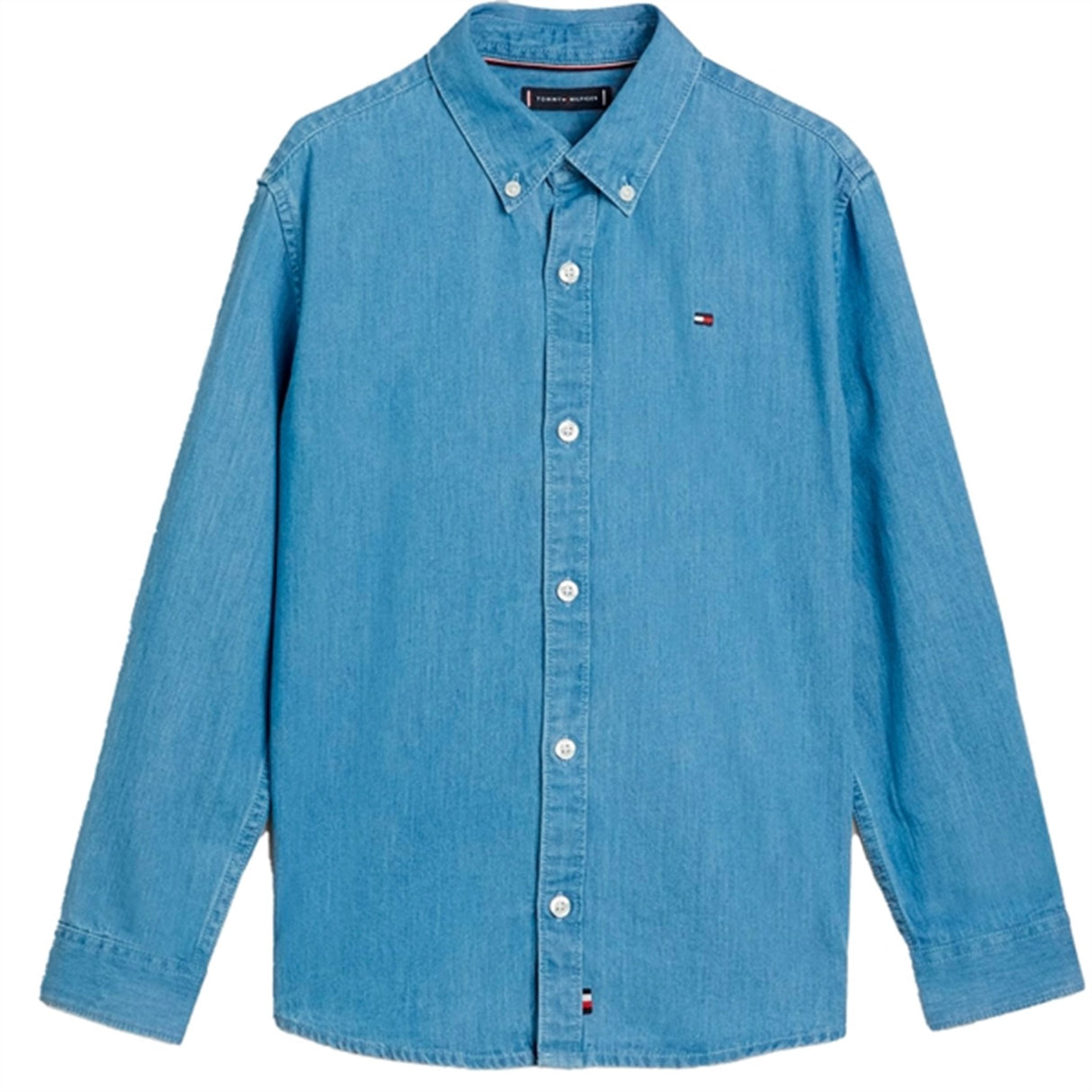 Tommy Hilfiger Denim Chambray Skjorta Denim Light Wash