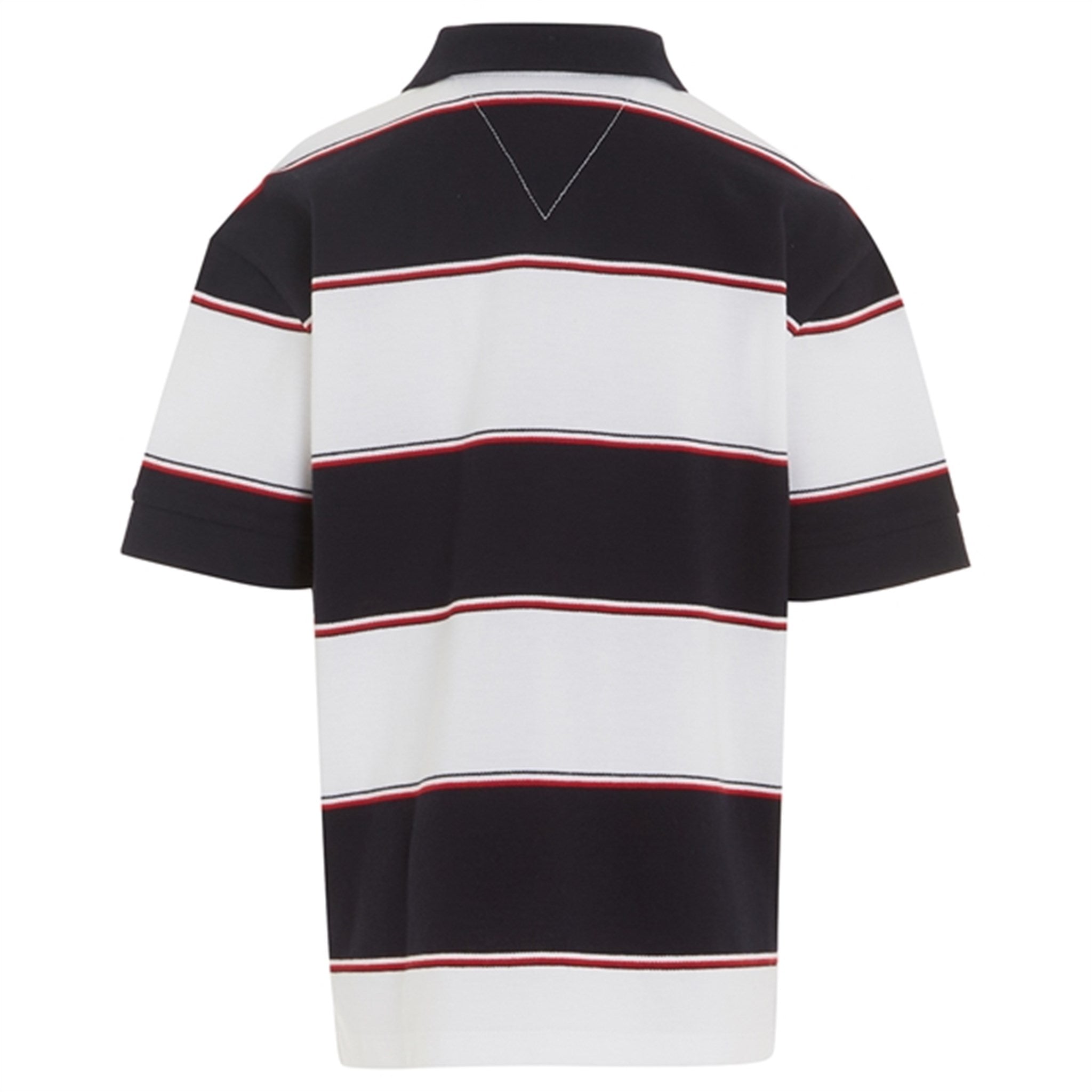 Tommy Hilfiger Global Rugby Stripe Pikétröja T-Shirt White/Blue Stripe 6