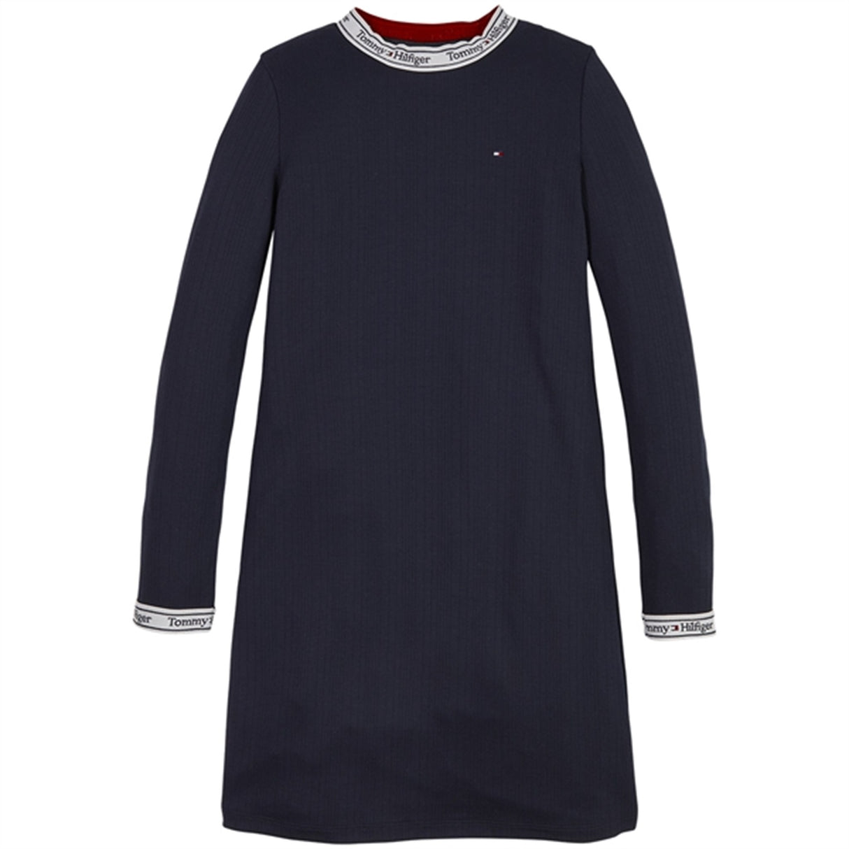 Tommy Hilfiger Tape Rib Klänning Desert Sky