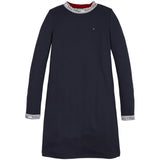 Tommy Hilfiger Tape Rib Klänning Desert Sky