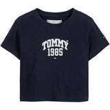 Tommy Hilfiger Tommy Varsity Rib T-shirt Desert Sky