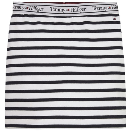 Tommy Hilfiger Tommy Graphic Stripe Rib Kjol Desert Sky Stripe