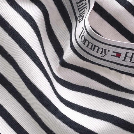 Tommy Hilfiger Tommy Graphic Stripe Rib Kjol Desert Sky Stripe 2