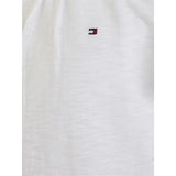 Tommy Hilfiger Broderie Anglaise Sleeve Blus White