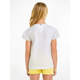 Tommy Hilfiger Broderie Anglaise Sleeve Blus White