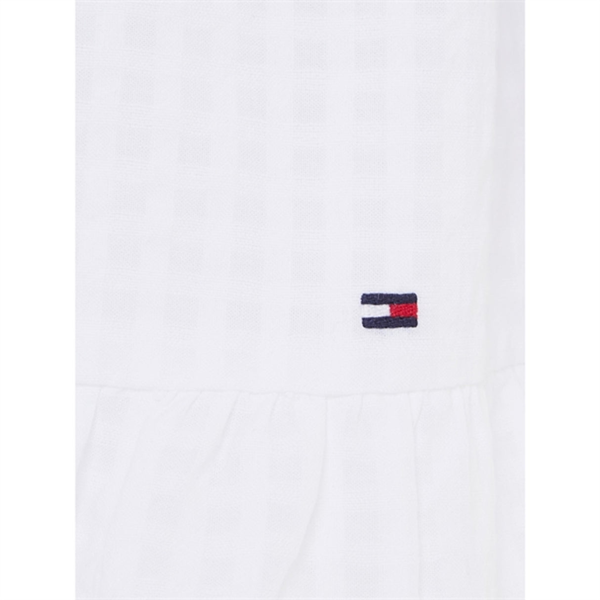 Tommy Hilfiger Seersucker Gingham Klänning White 4