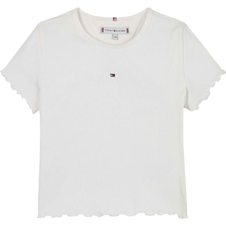 Tommy Hilfiger Essential Rib Blus White