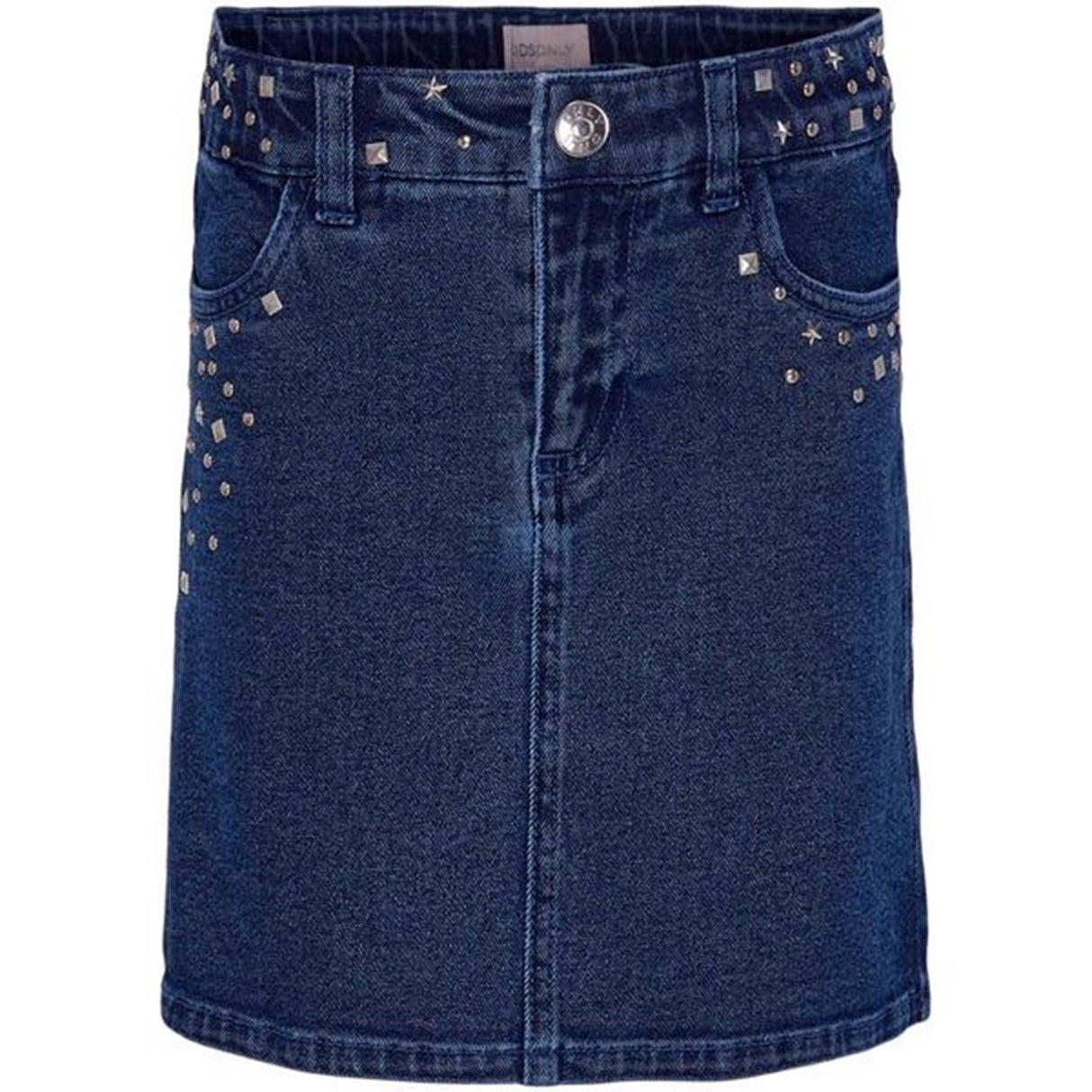 Kids ONLY Medium Blå Denim Dina Star Studd Kjol