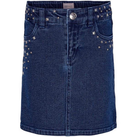 Kids ONLY Medium Blå Denim Dina Star Studd Kjol