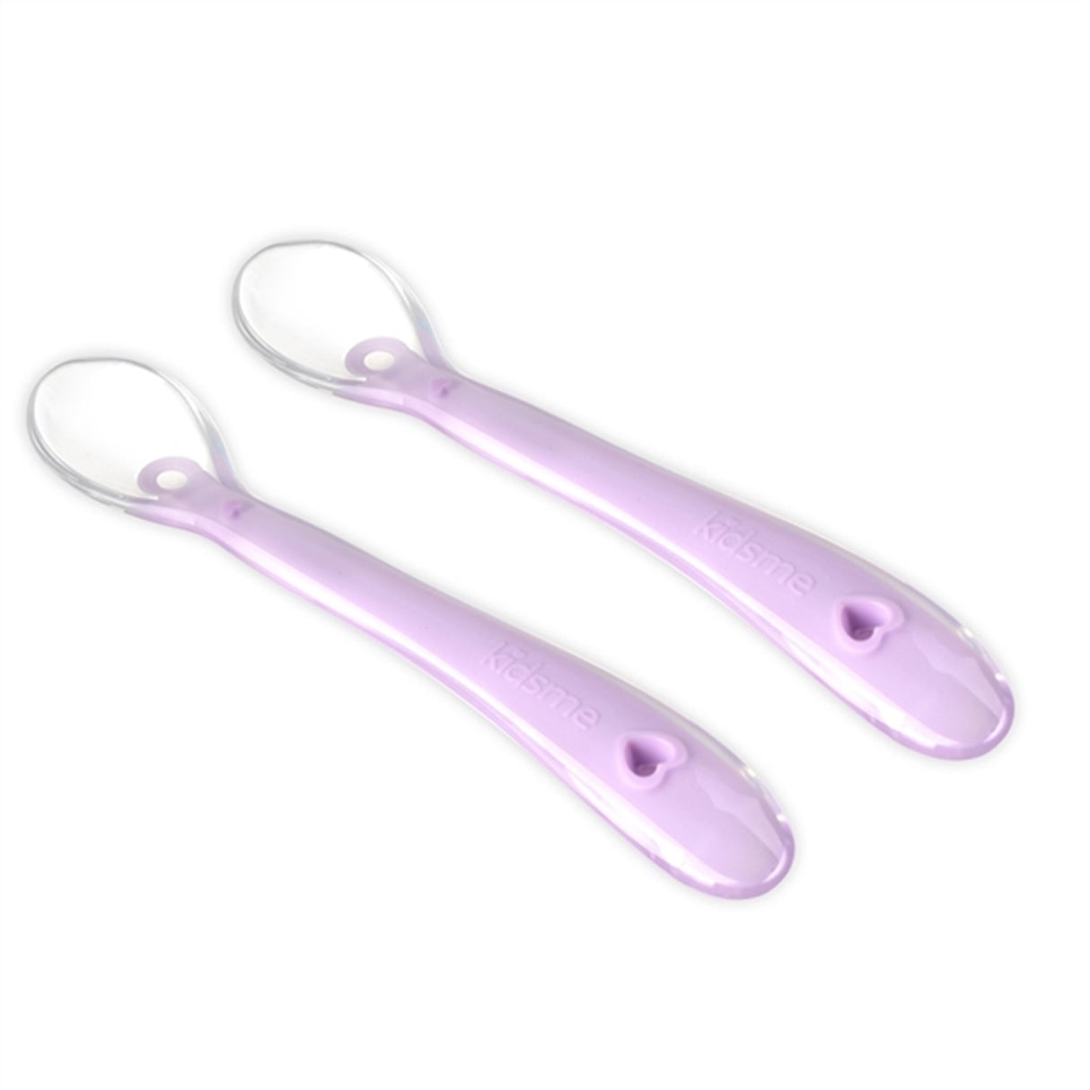 Kidsme Silikonsked Lavender 2-pack