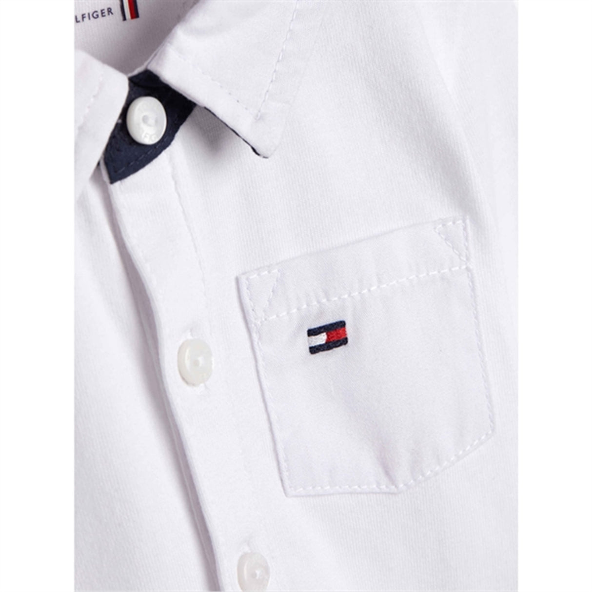 Tommy Hilfiger Baby Boy Poplin Body White