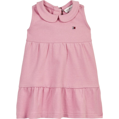 Tommy Hilfiger Baby Flag Pique Kjole Broadway Pink