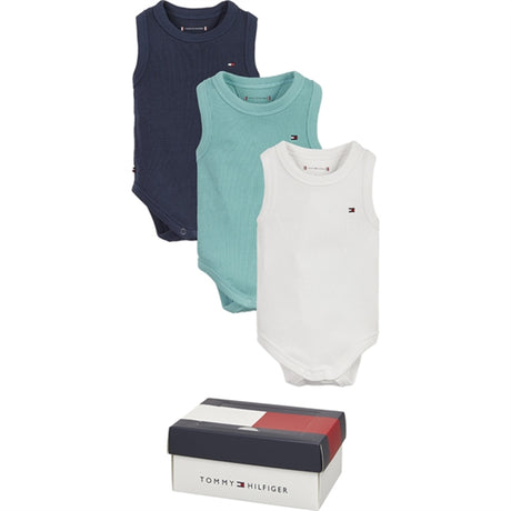 Tommy Hilfiger Baby Body Presentbox 3-pack Crest