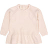 Copenhagen Colors Soft Pink Stickat Pullover m. Krusiduller