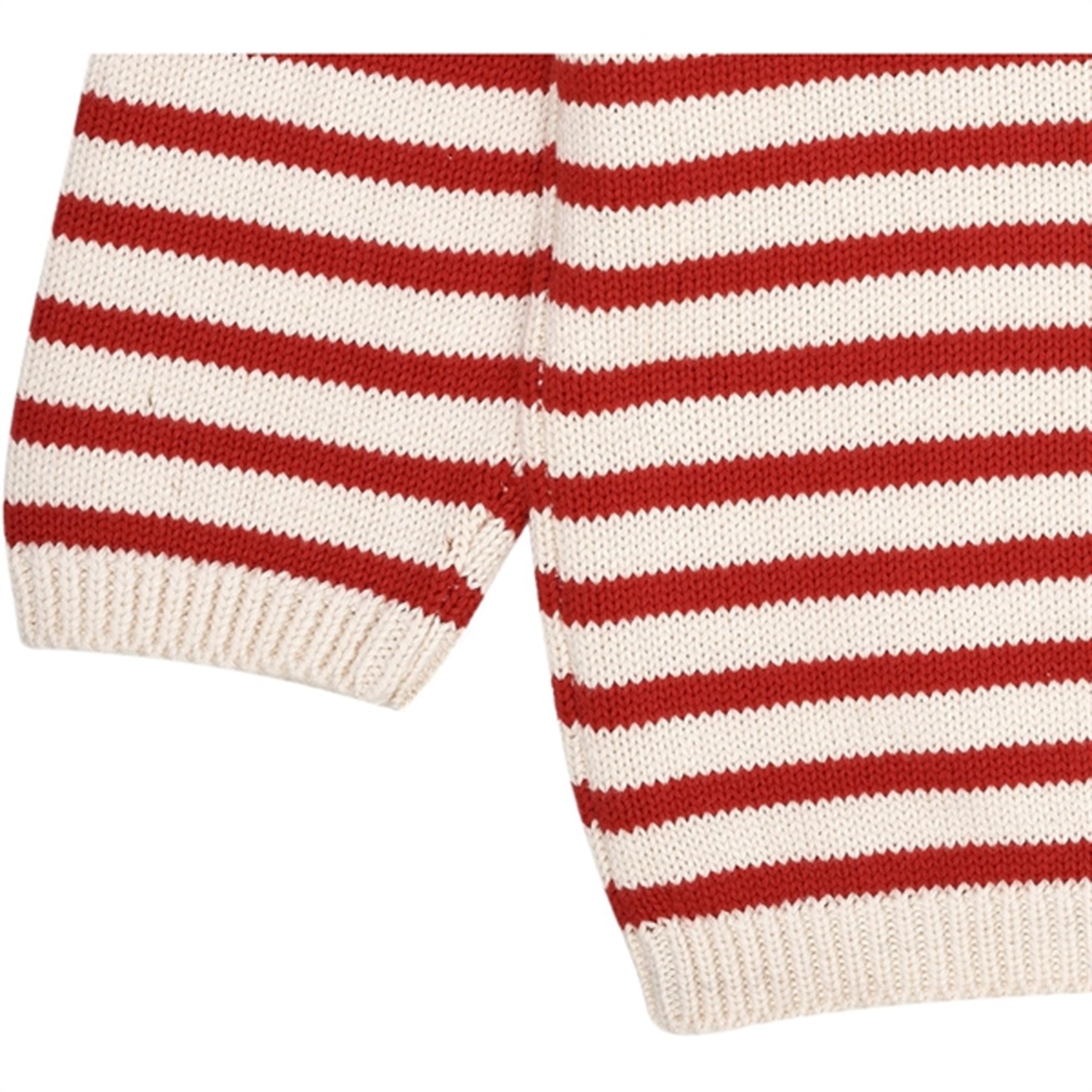 Copenhagen Colors Cream/Red Combi Stickat Sailor Sweater Stripe 8