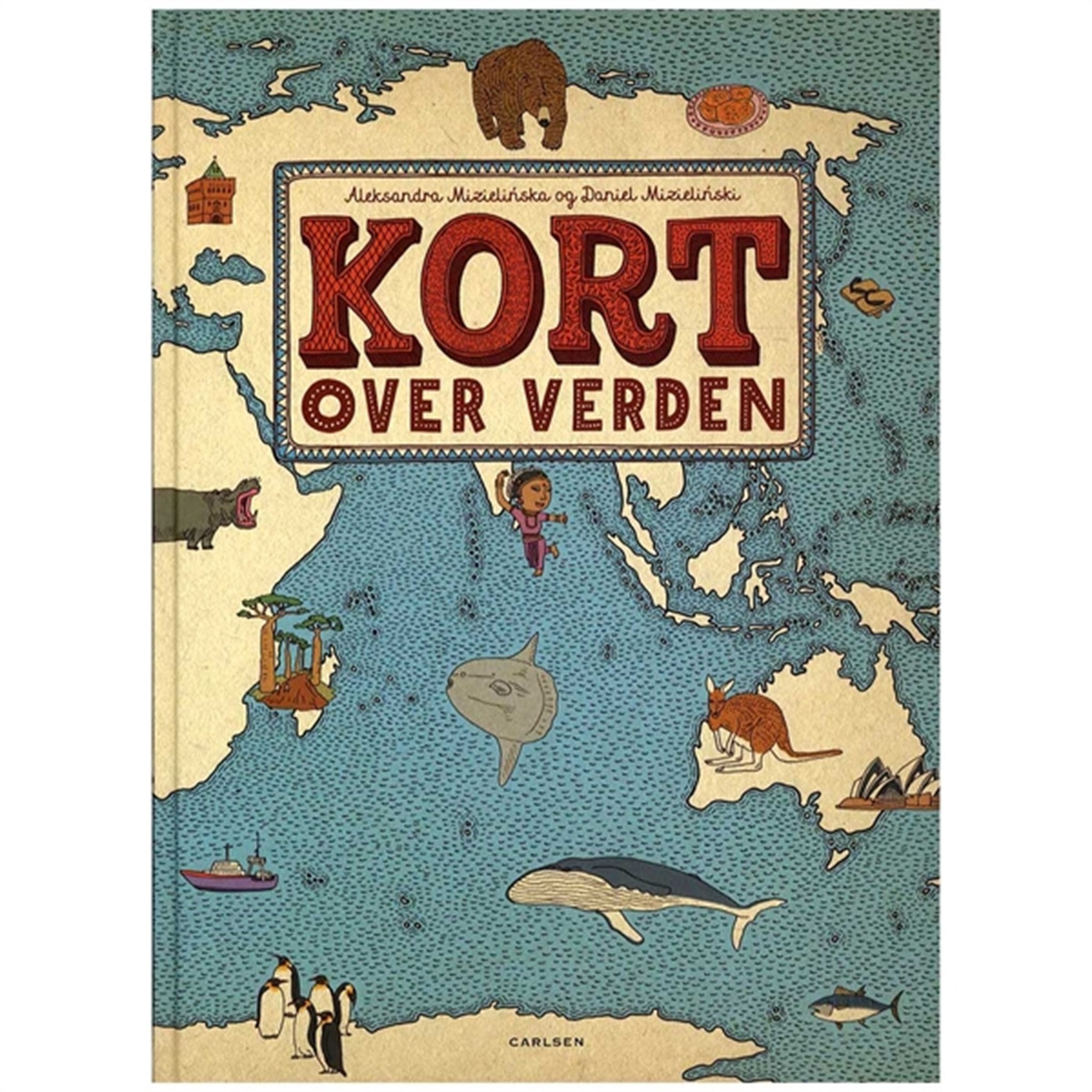 Forlaget Carlsen Kort Over Verden