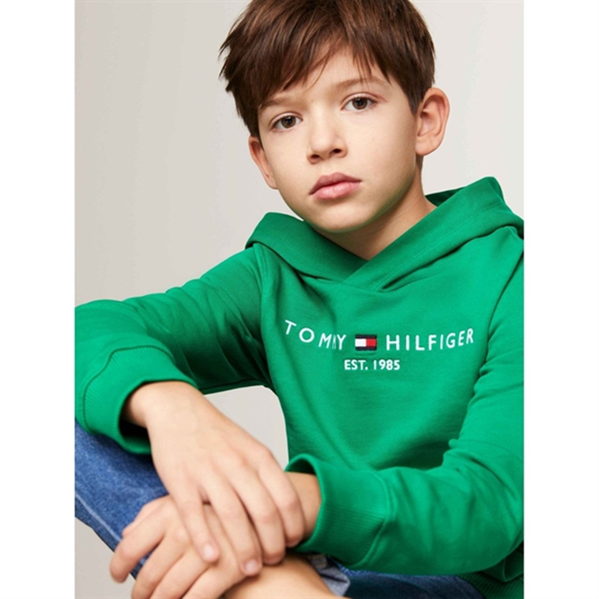 Tommy Hilfiger Essential Hoodies Olympic Green 3