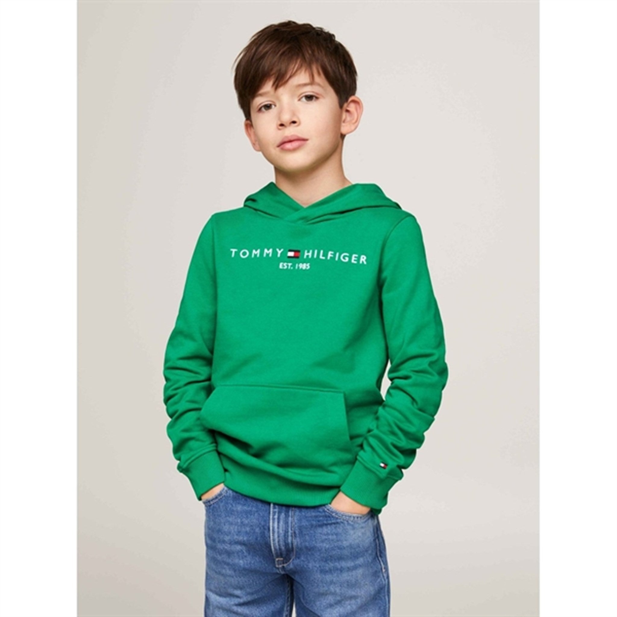 Tommy Hilfiger Essential Hoodies Olympic Green 4