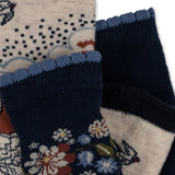 Konges Sløjd Jacquard Flowers Strumpor 2-Pack Flower 5