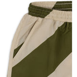 Konges Sløjd Asnou Badeshorts Dark Olive/Creamy White 4