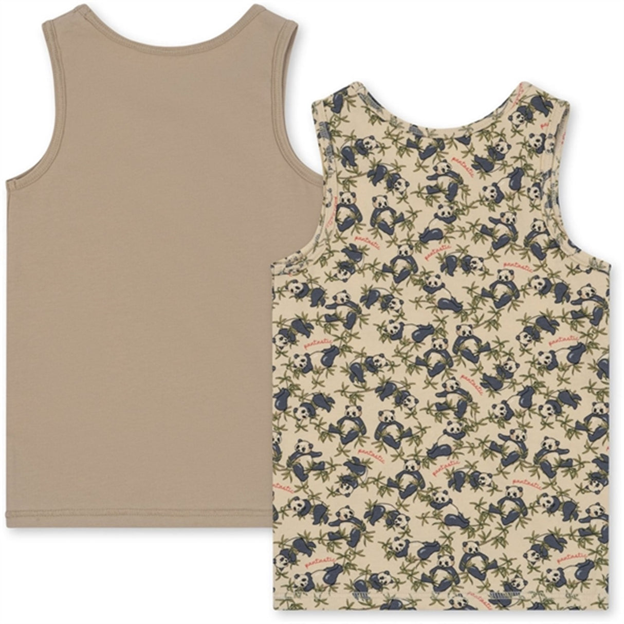 Konges Sløjd Panda/Oxford Tan Basis 2-pack Tanktop 3