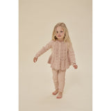 Konges Sløjd Peach Blush Cabby Stickat Cardigan 3