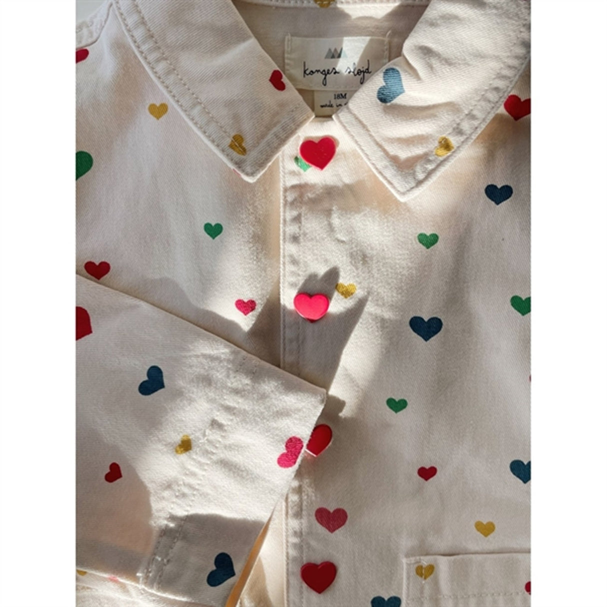 Konges Sløjd Multi Heart Blush Fen Shirt Jacket 5