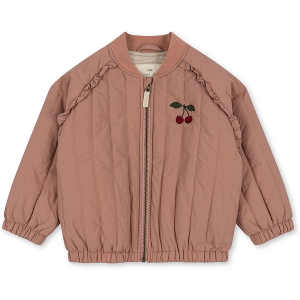 Konges Sløjd Juno Frill Bomber Termo Jacka Cameo Brown