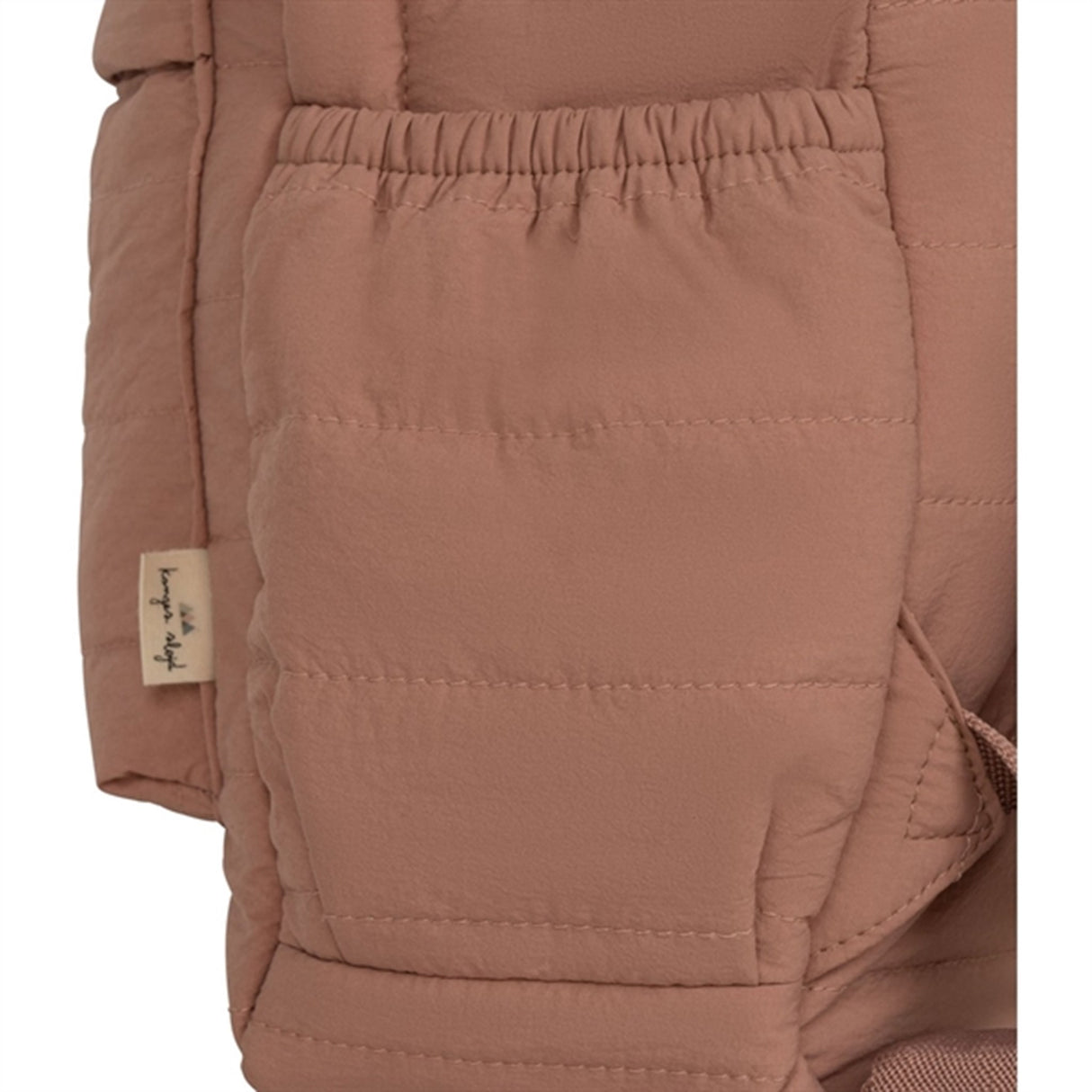 Konges Sløjd Juno Quilted Ryggsäck Midi Cameo Brown 5