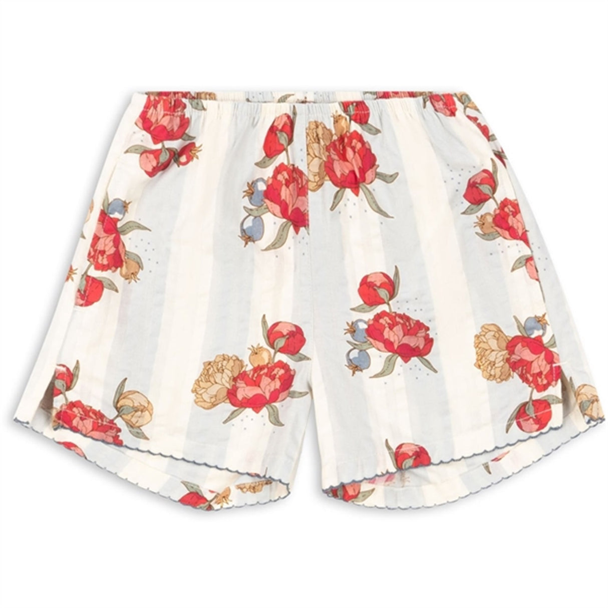 Konges Sløjd Peony Stripe Kim Slit Shorts