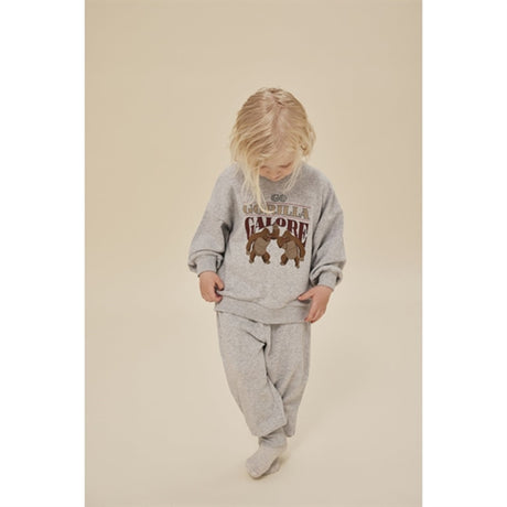 Konges Sløjd Grey Melange Loupy Lou Sweatshirt 2