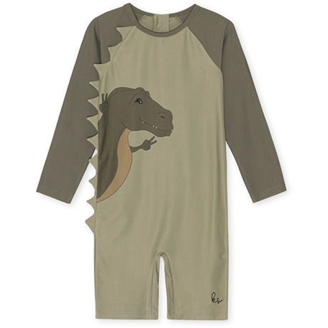 Konges Sløjd Overland Trek Aster Bade UV Onesies Dino